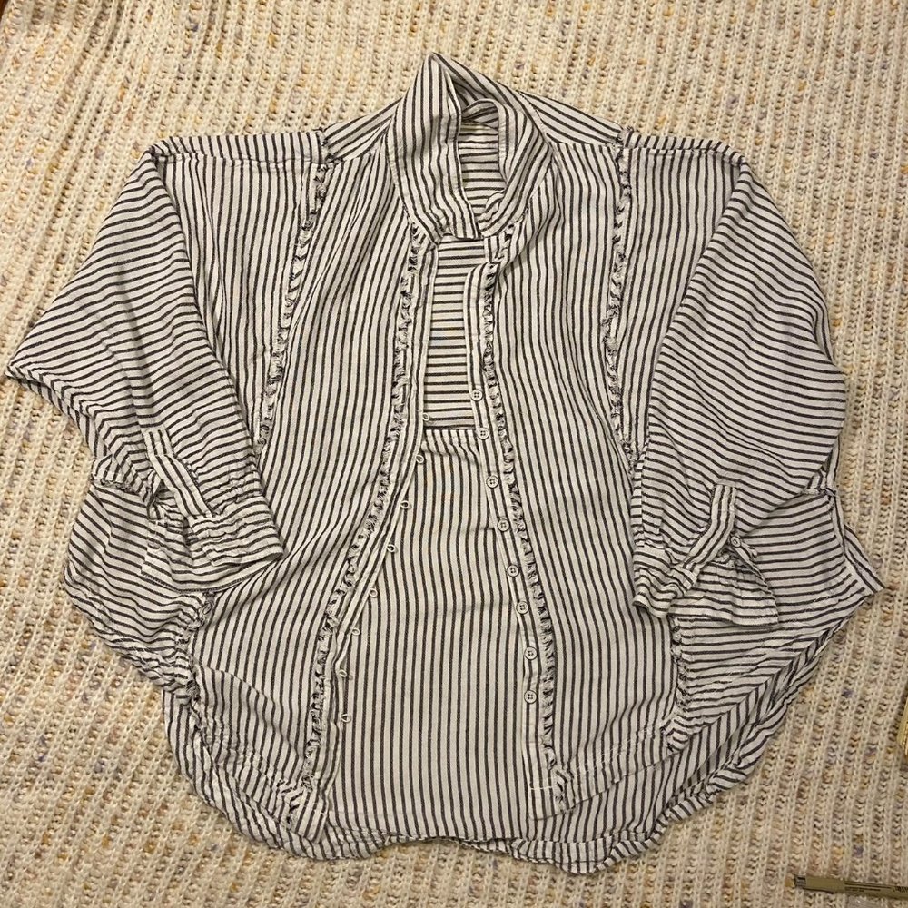 Free People - One & Only Stripe Top in Ivory Combo